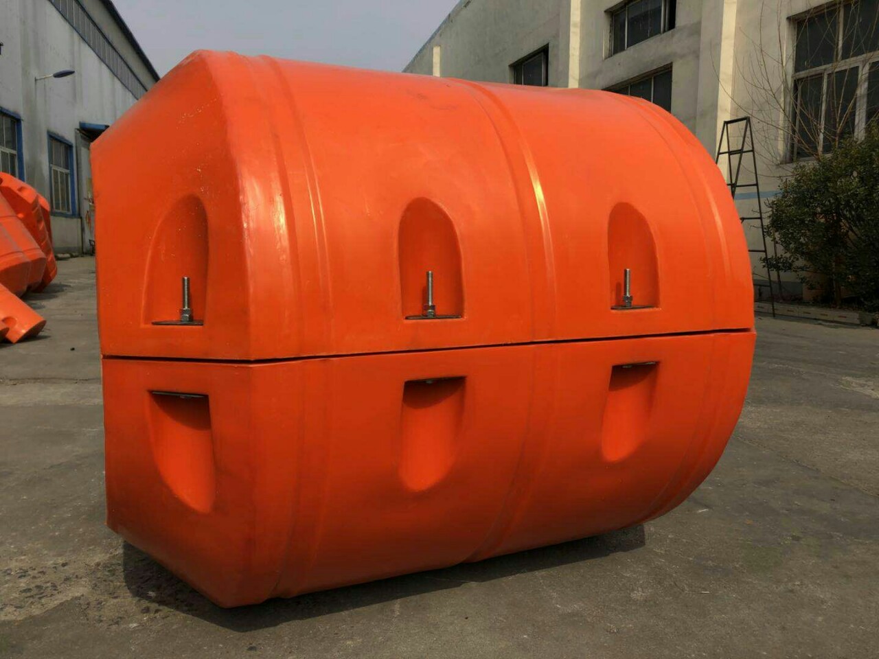 Kích thước phao nổi HDPE dùng cho ống hút cát, bùn trên sông, biển